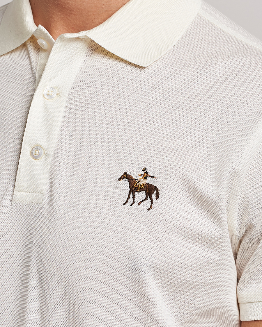 Herr | Pikéer | Ralph Lauren Purple Label | Mercerized Cotton Polo Classic Cream