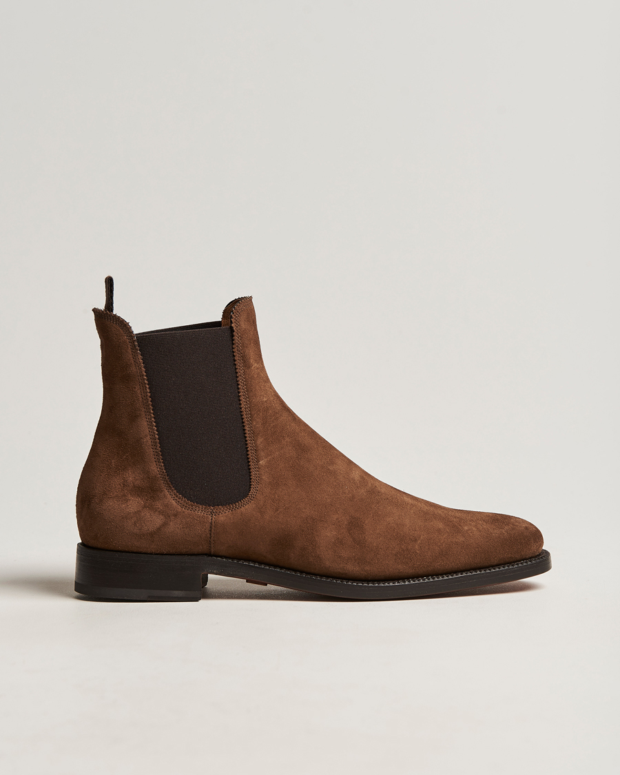 Herr | Ralph Lauren Purple Label Penfield Chelsea Boots Chestnut Suede | Ralph Lauren Purple Label | Penfield Chelsea Boots Chestnut Suede