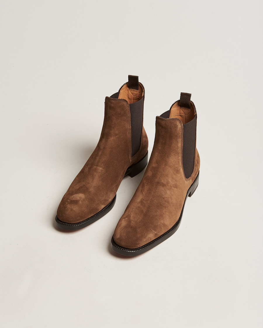 Herr | Ralph Lauren Purple Label Penfield Chelsea Boots Chestnut Suede | Ralph Lauren Purple Label | Penfield Chelsea Boots Chestnut Suede