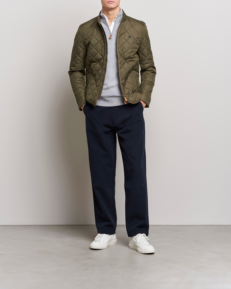 Herr | Jackor | Morris | Teddy Quilted Jacket Olive