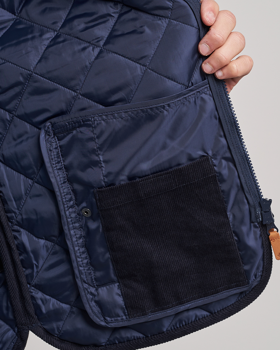 Herr | Morris Teddy Quilted Vest Old Blue | Morris | Teddy Quilted Vest Old Blue