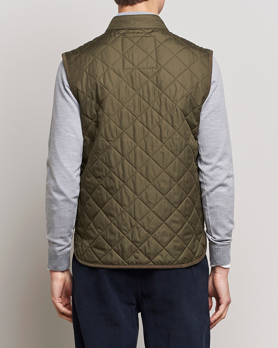 Herr | Jackor | Morris | Teddy Quilted Vest Olive