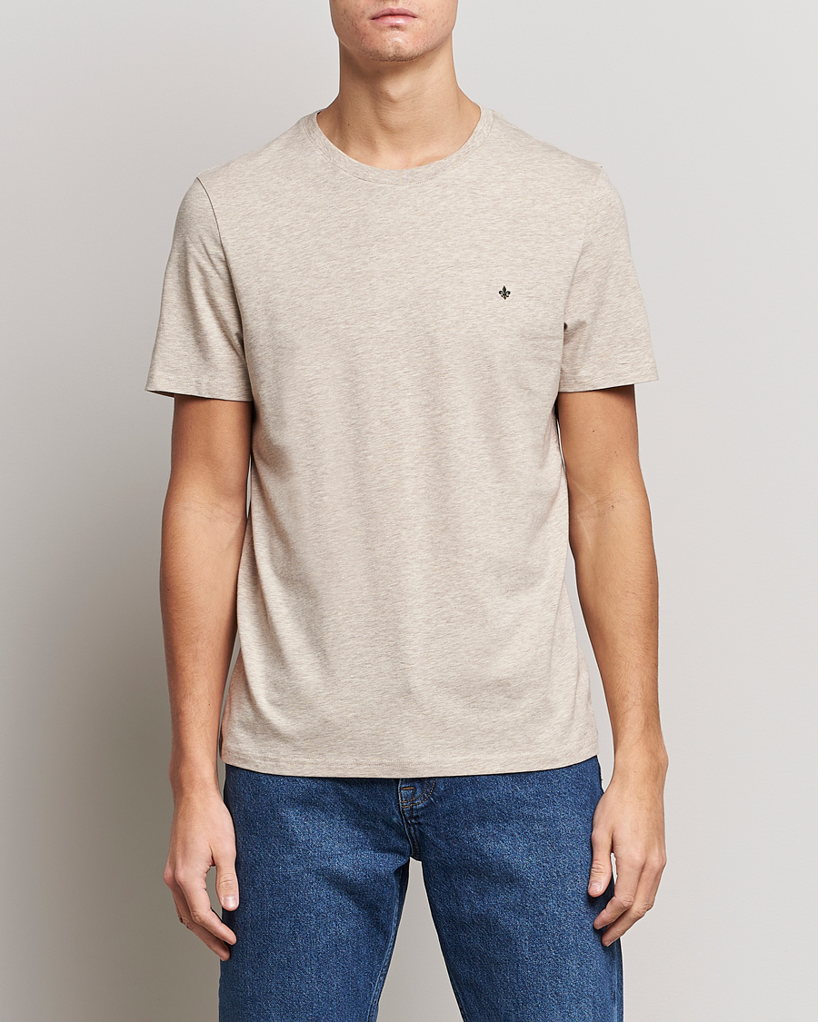 Herr | T-Shirts | Morris | James Crew Neck T-shirt Khaki