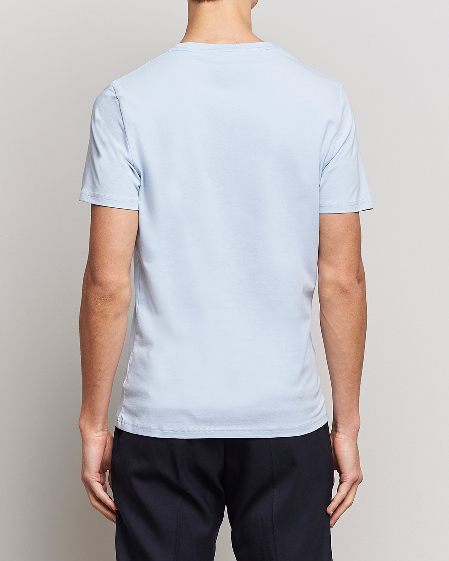 Herr | T-Shirts | Morris | James Crew Neck T-shirt Light Blue