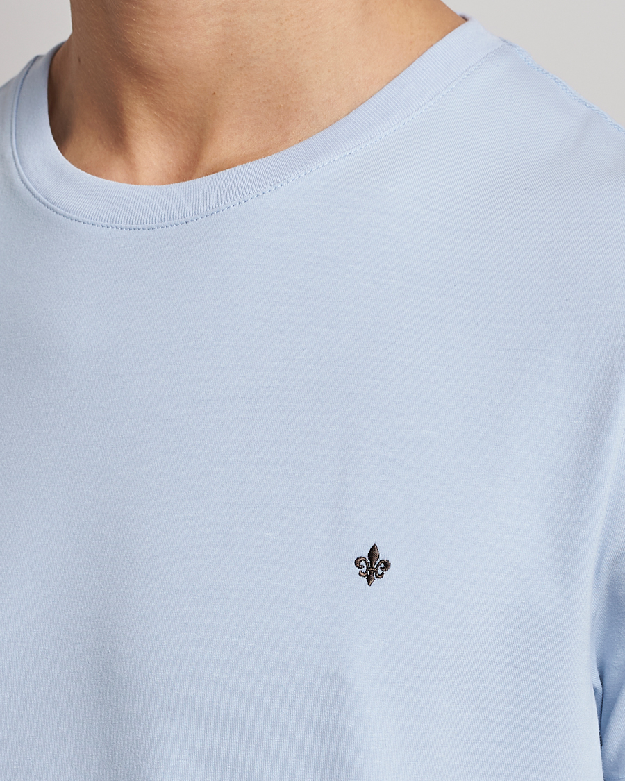 Herr | T-Shirts | Morris | James Crew Neck T-shirt Light Blue