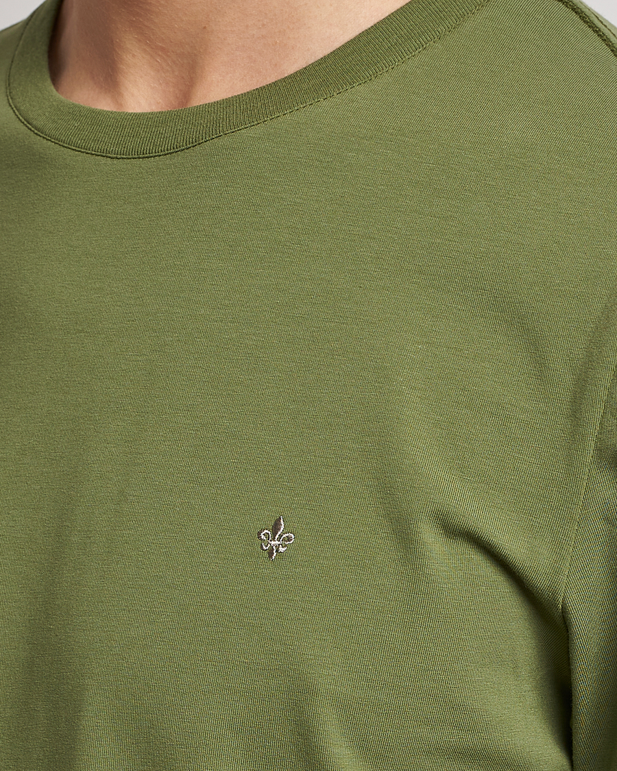 Herr | T-Shirts | Morris | James Crew Neck T-shirt Olive