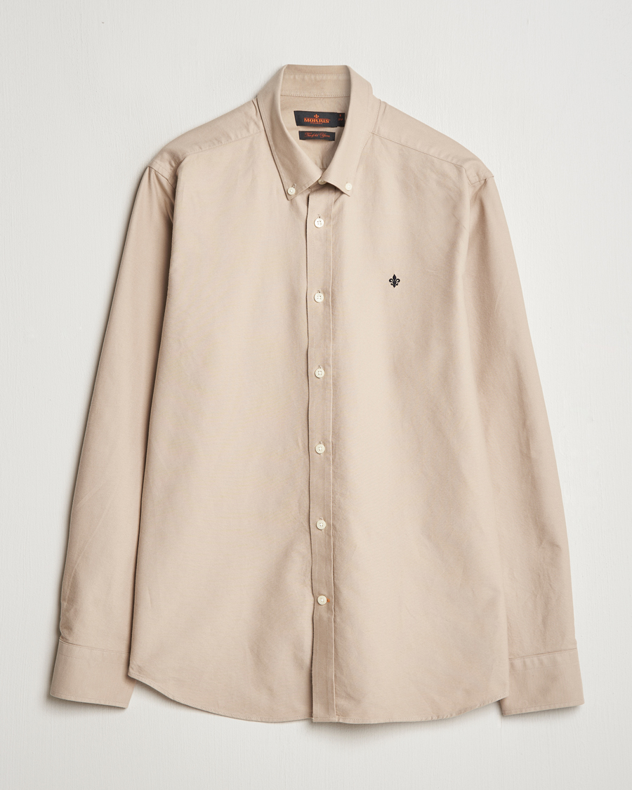 Herr | Skjortor | Morris | Douglas Oxford Shirt Khaki