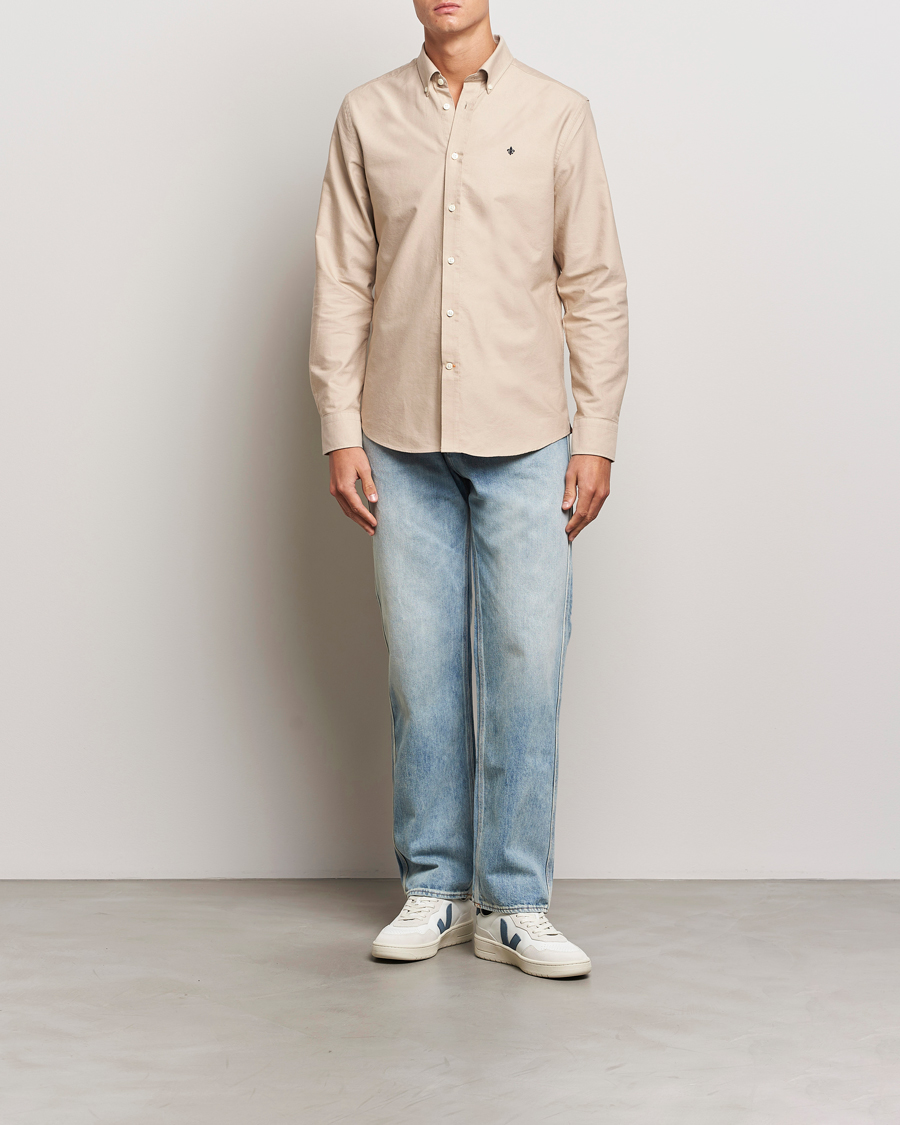 Herr | Skjortor | Morris | Douglas Oxford Shirt Khaki