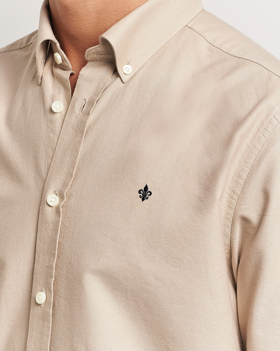 Herr | Skjortor | Morris | Douglas Oxford Shirt Khaki