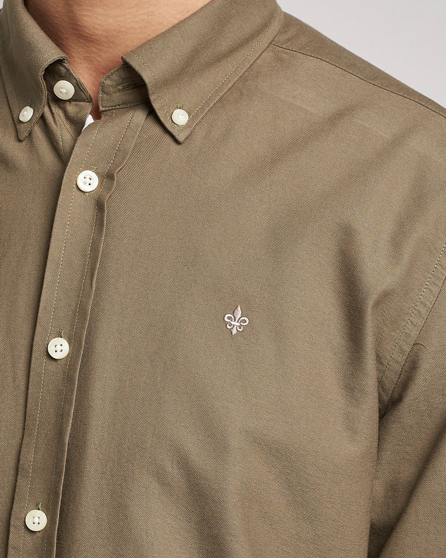 Herr | Skjortor | Morris | Douglas Oxford Shirt Olive