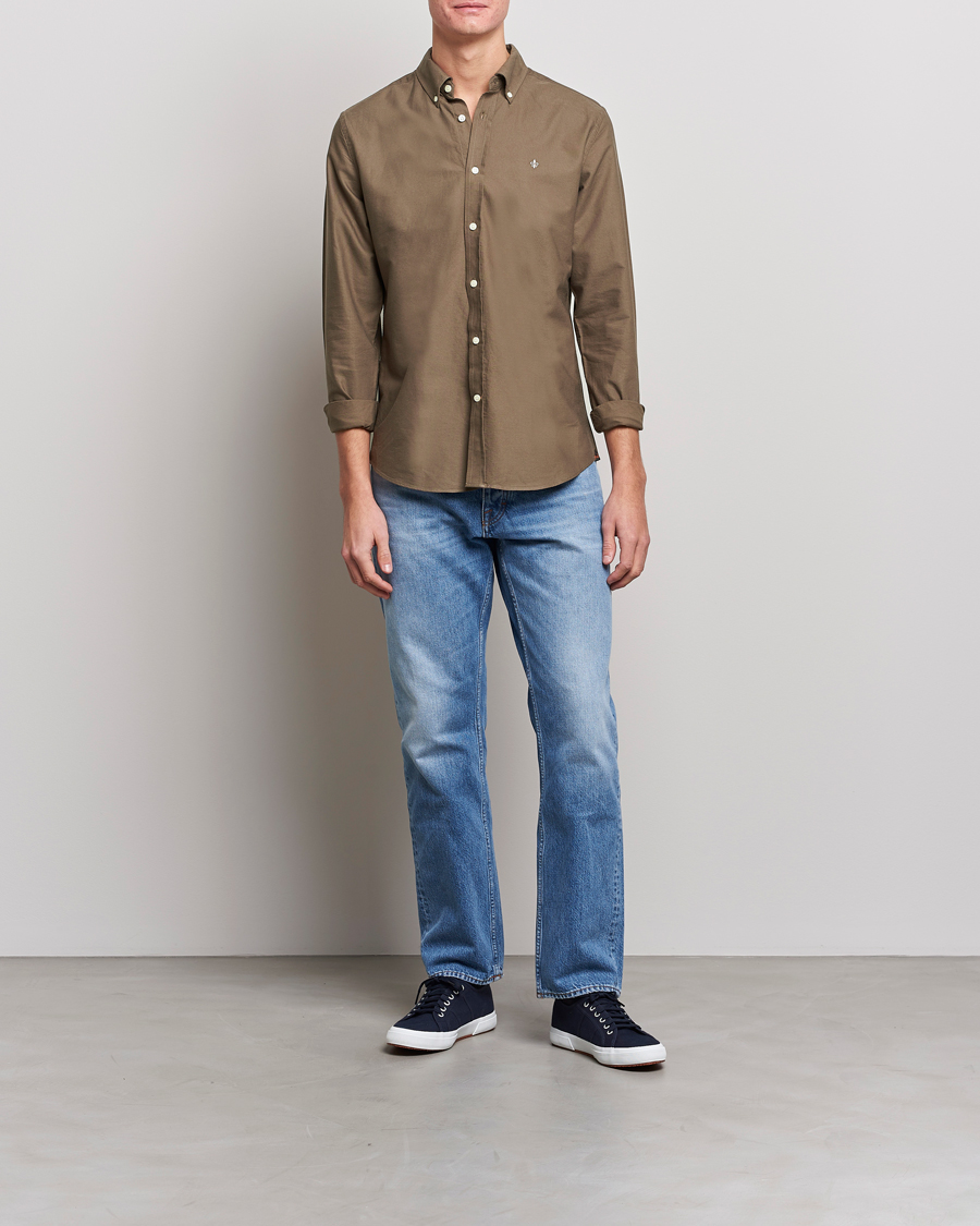Herr | Skjortor | Morris | Douglas Oxford Shirt Brown