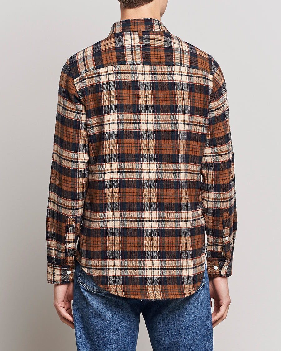 Herr | Skjortor | NN07 | Arne Brushed Cotton Checked Shirt Multi