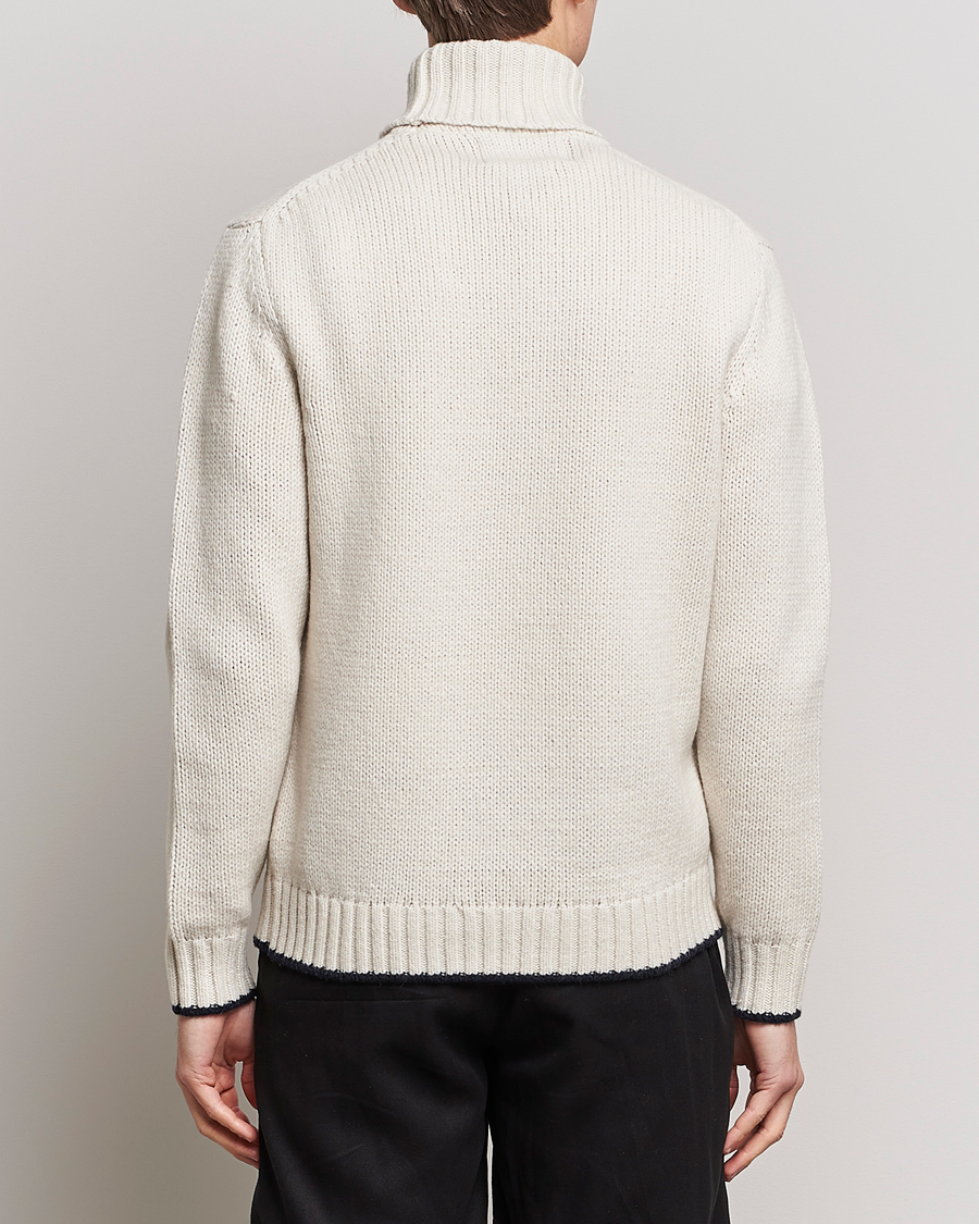 Herr | Tröjor | NN07 | Bert Knitted Rollneck Ecru