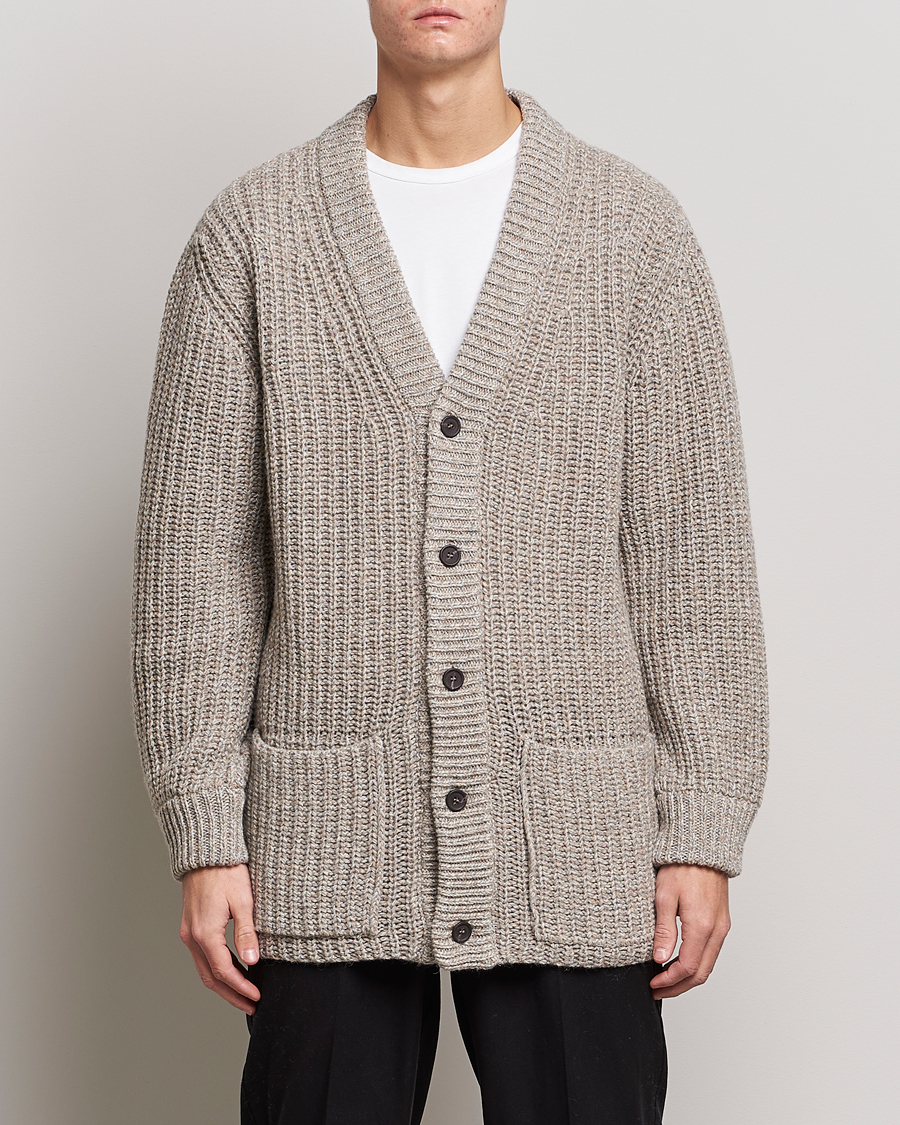 Herr | Tröjor | NN07 | Benzon Knitted Cardigan Stone