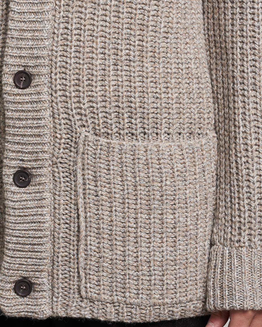 Herr | Tröjor | NN07 | Benzon Knitted Cardigan Stone