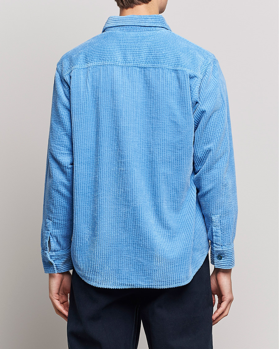 Herr | Skjortor | NN07 | Folmer Corduroy Shirt Cobalt Blue