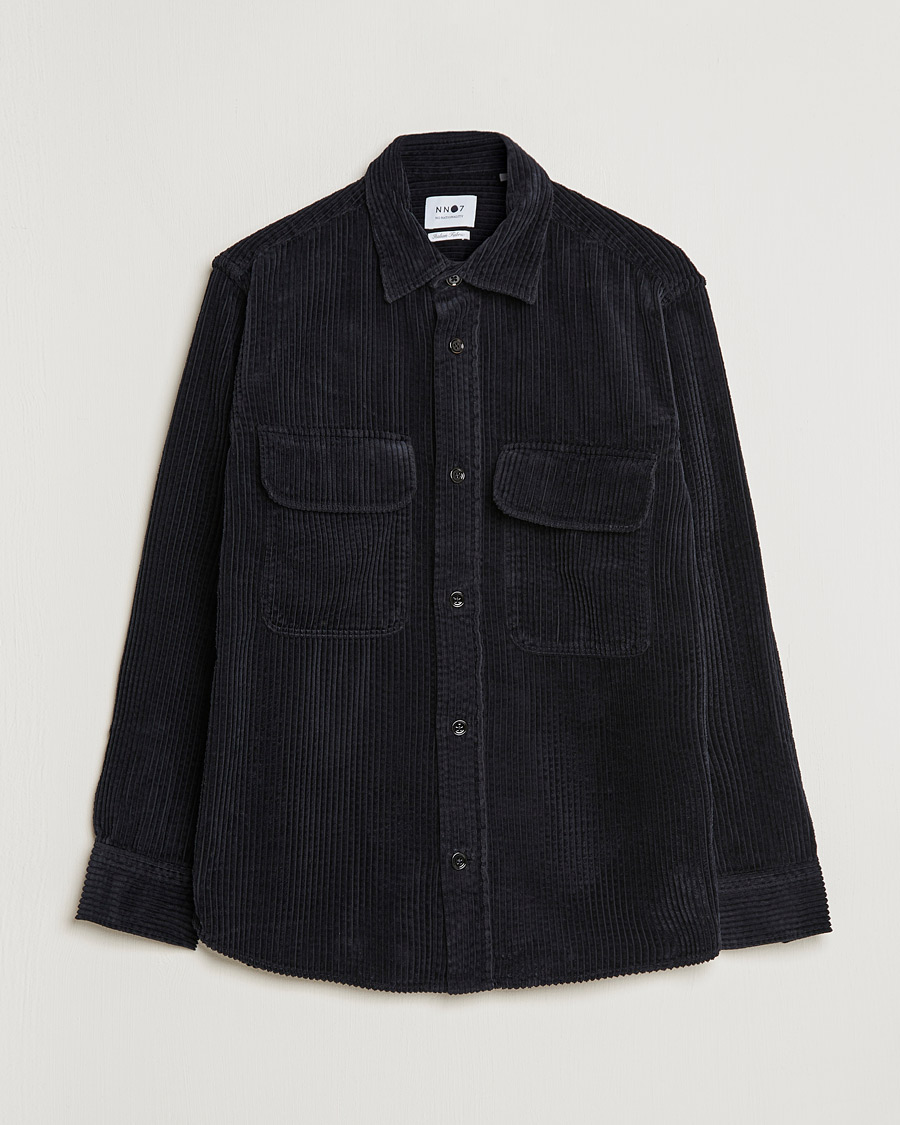 Herr | Skjortor | NN07 | Folmer Corduroy Overshirt Black