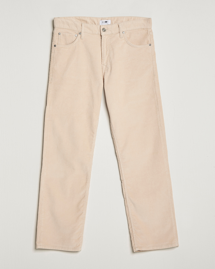 Herr | Byxor | NN07 | Sonny Corduroy 5-Pocket Pants Ecru