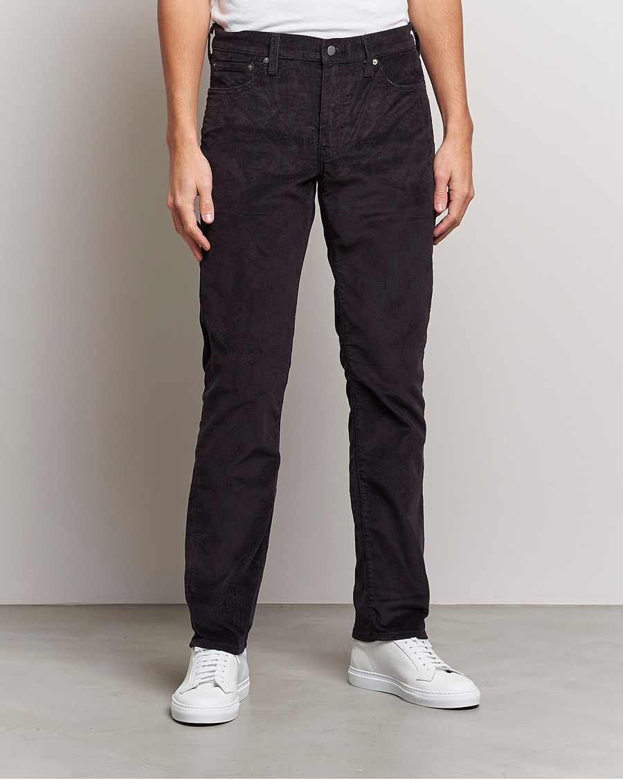 Herr | Byxor | Levi's | 511 Slim Fit Stretch Corduroy Pants Black Agate