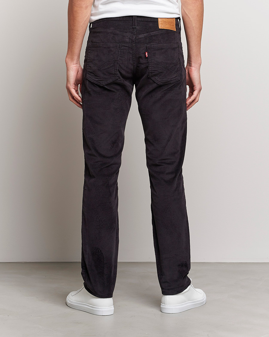 Herr | Byxor | Levi's | 511 Slim Fit Stretch Corduroy Pants Black Agate