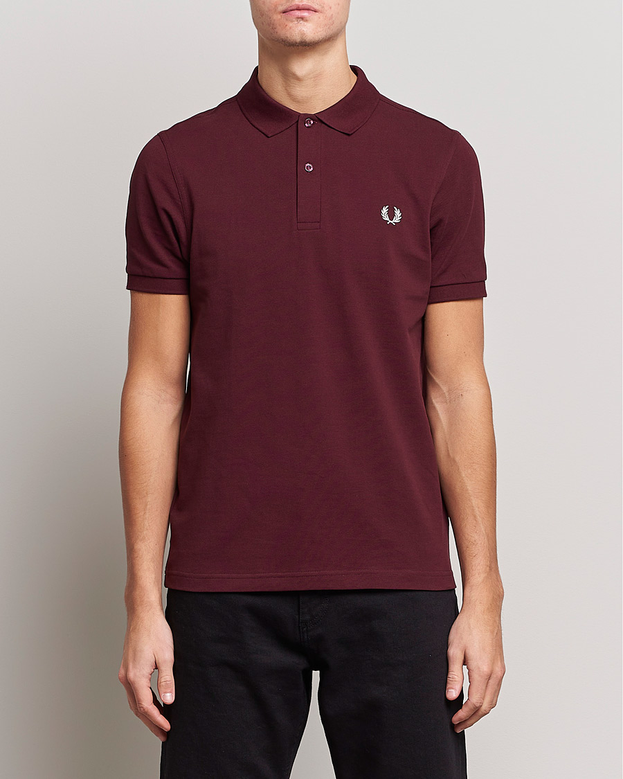 Herr |  | Fred Perry | Plain Polo Pique Oxblood