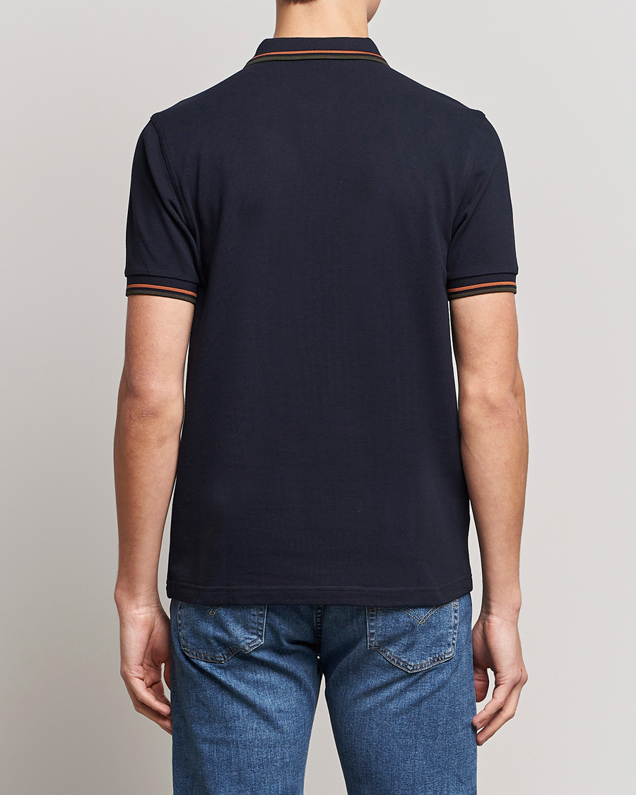 Herr | Pikéer | Fred Perry | Twin Tipped Polo Shirt Navy Night Green