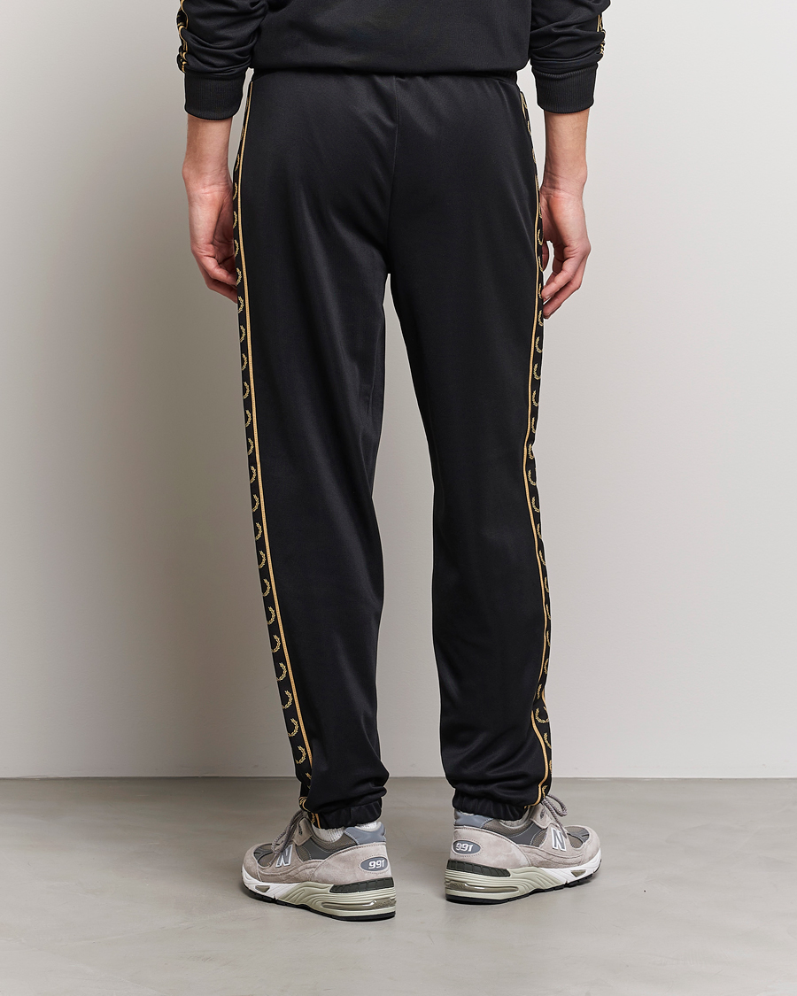Herr | Byxor | Fred Perry | Taped Track Pants Black