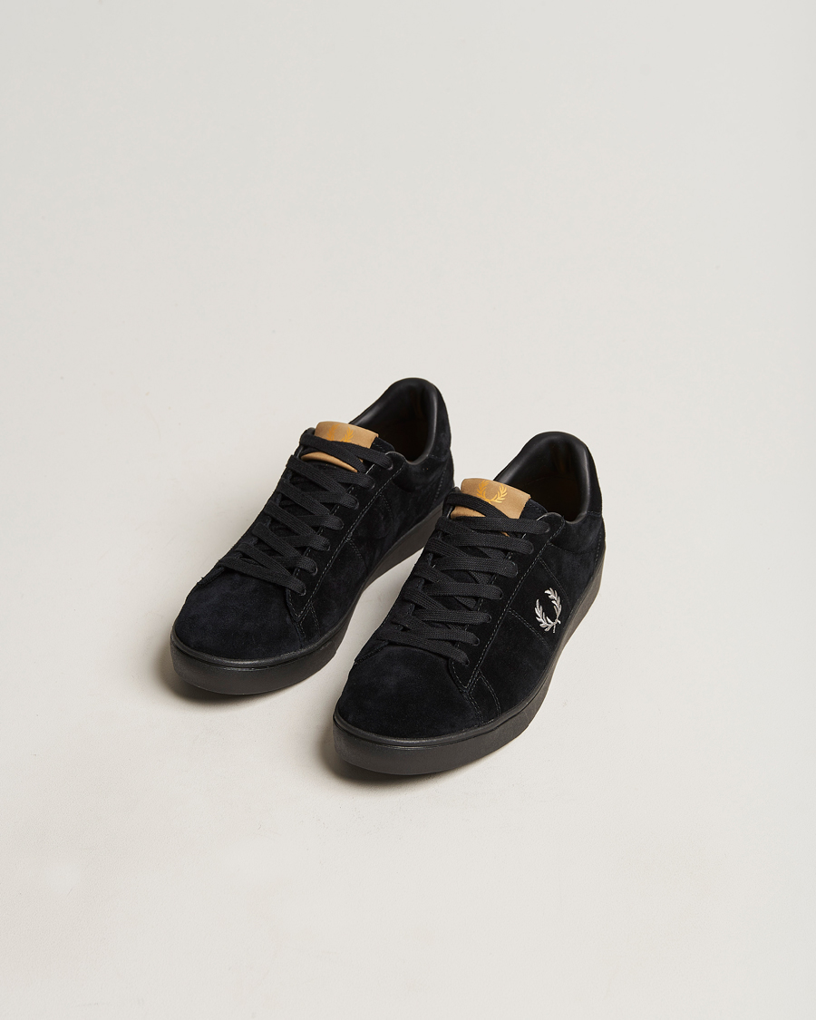 Herr | Fred Perry | Fred Perry | Spencer Suede Sneaker Black