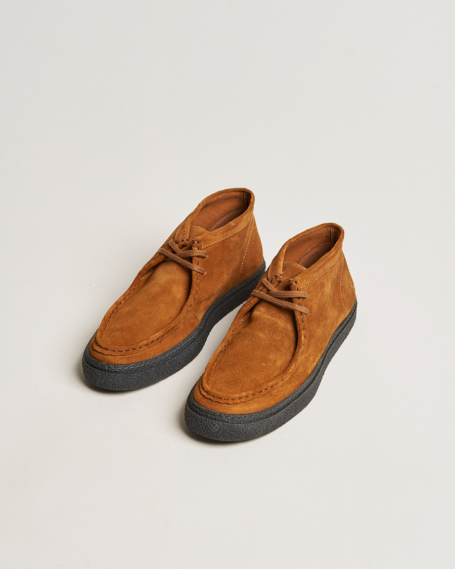 Herr | Fred Perry Dawson Mid Suede Nut Flake | Fred Perry | Dawson Mid Suede Nut Flake