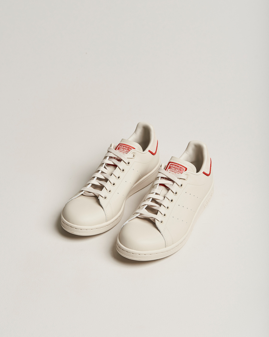 Herr | adidas Originals Stan Smith Sneaker Alumin/Cold Red | adidas Originals | Stan Smith Sneaker Alumin/Cold Red