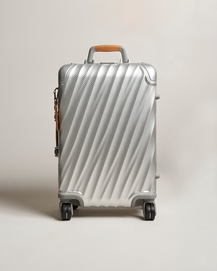 Herr |  | TUMI | International Carry-on Aluminum Trolley Texture Silver