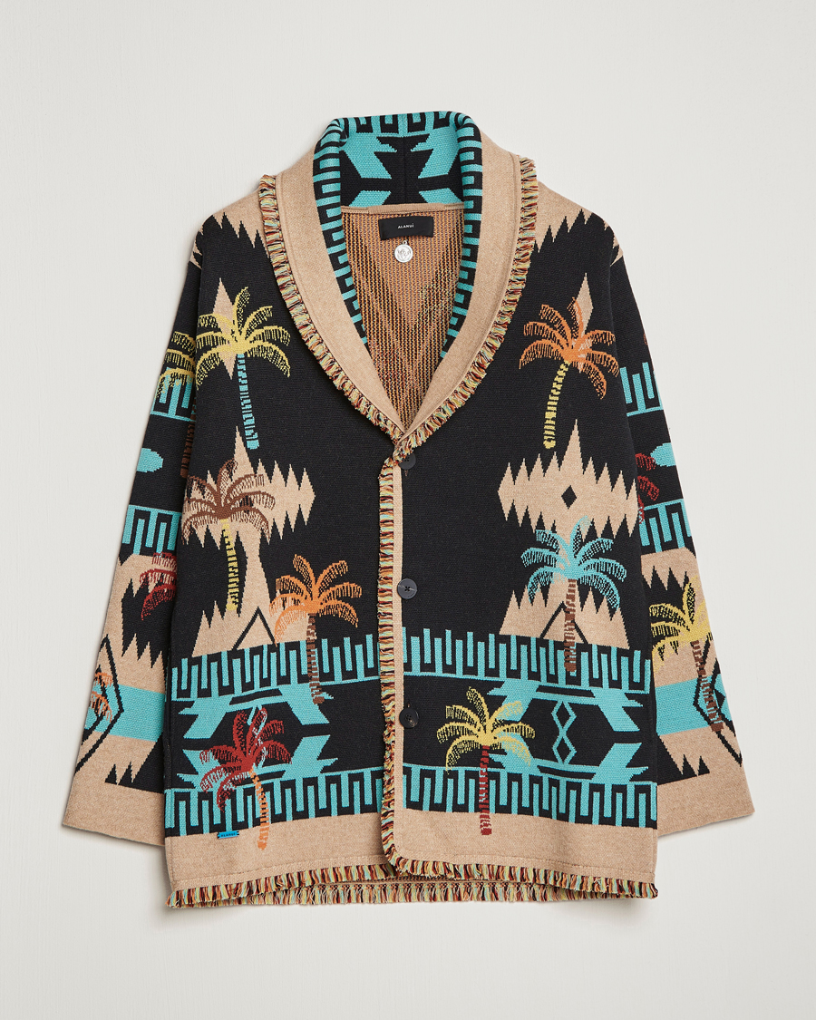 Herr | Tröjor | Alanui | Palm Tree Jacquard Cardigan Multicolor
