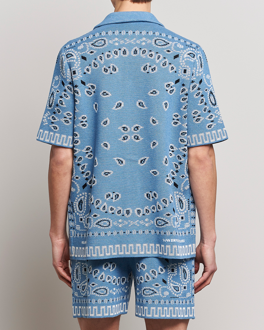 Herr | Skjortor | Alanui | Bandana Print Camp Shirt Light Blue