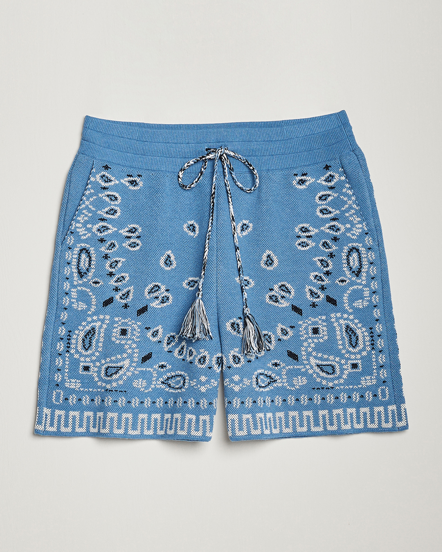 Herr | Shorts | Alanui | Bandana Print Shorts Light Blue