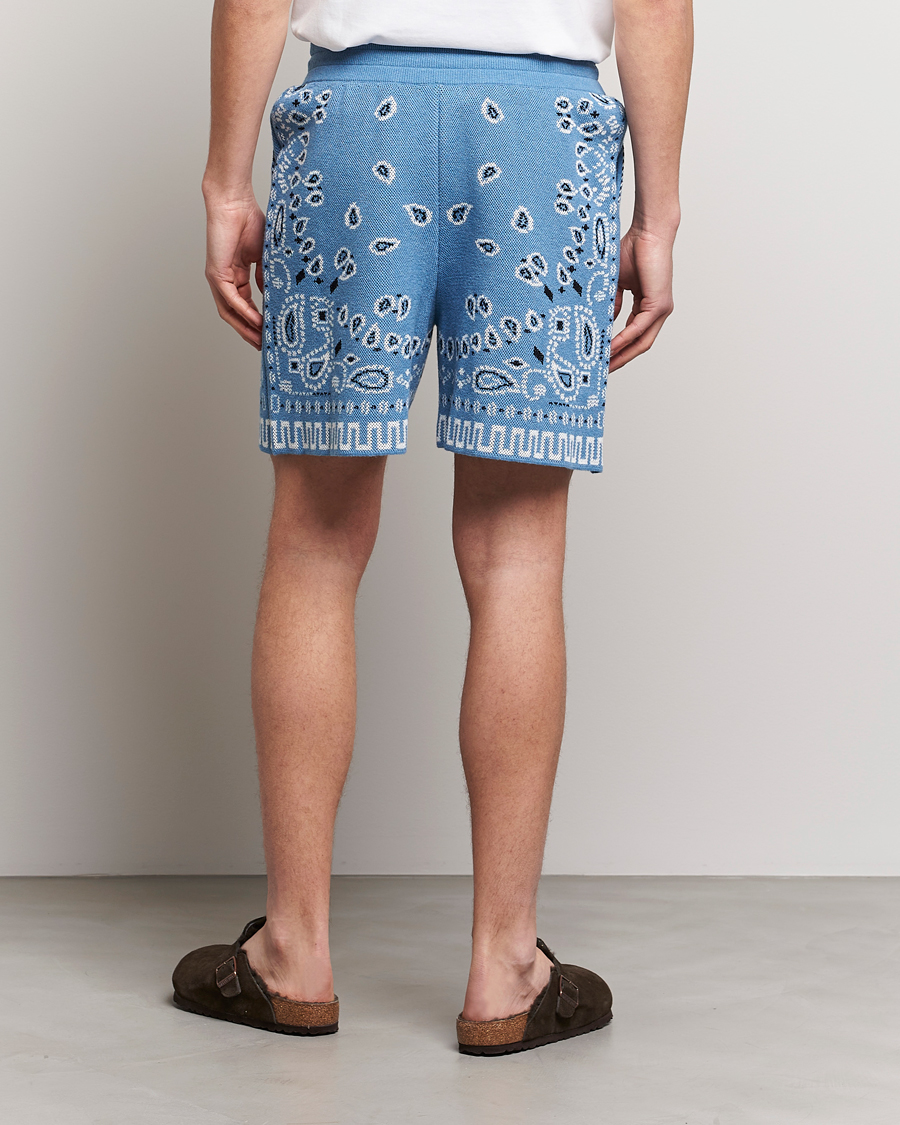 Herr | Shorts | Alanui | Bandana Print Shorts Light Blue