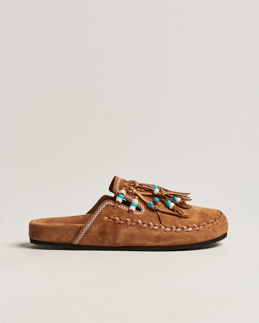 Herr | Alanui Salvation Mountain Mule Brown Suede | Alanui | Salvation Mountain Mule Brown Suede