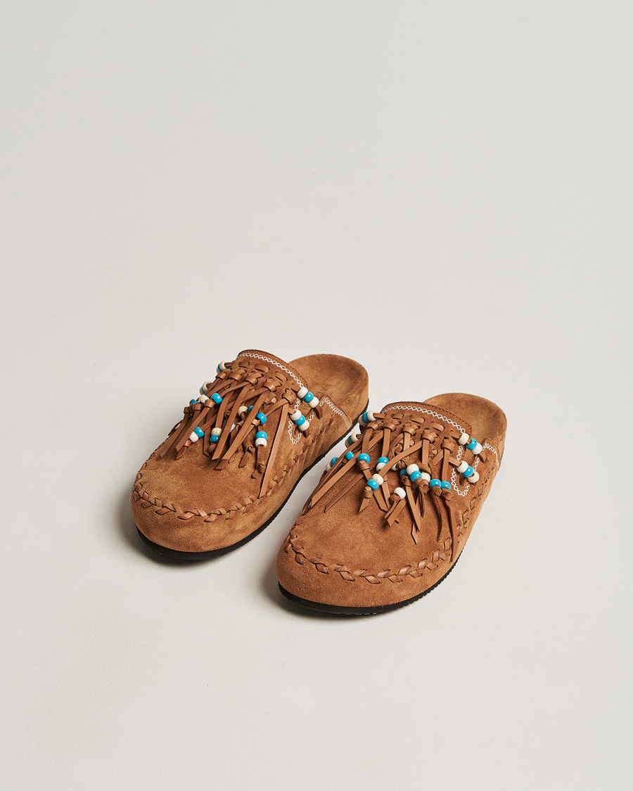 Herr | Alanui Salvation Mountain Mule Brown Suede | Alanui | Salvation Mountain Mule Brown Suede