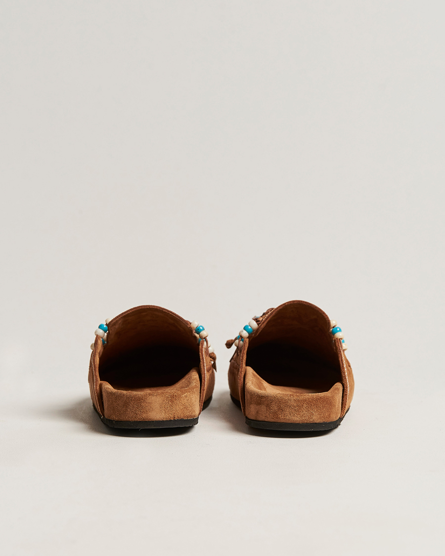 Herr | Alanui Salvation Mountain Mule Brown Suede | Alanui | Salvation Mountain Mule Brown Suede