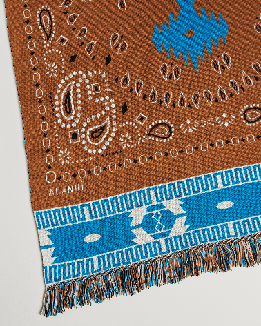 Herr | Alanui Bandana Jacquard Blanket Brown | Alanui | Bandana Jacquard Blanket Brown