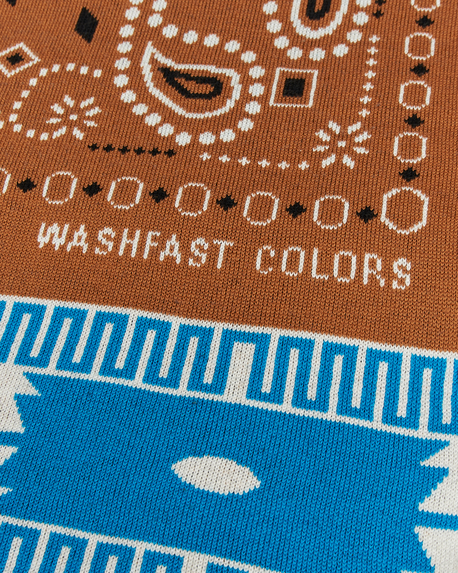 Herr | Alanui Bandana Jacquard Blanket Brown | Alanui | Bandana Jacquard Blanket Brown