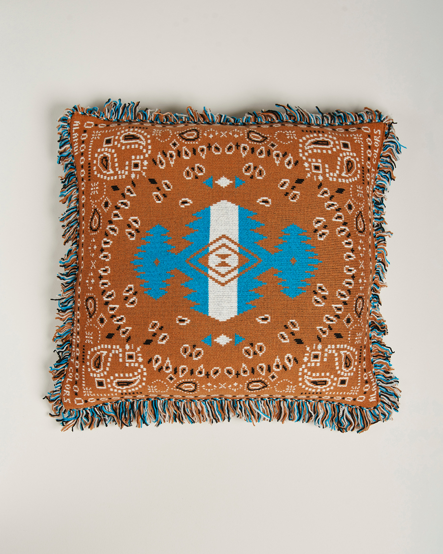 Herr | Alanui Bandana Jacquard Pillow Brown | Alanui | Bandana Jacquard Pillow Brown