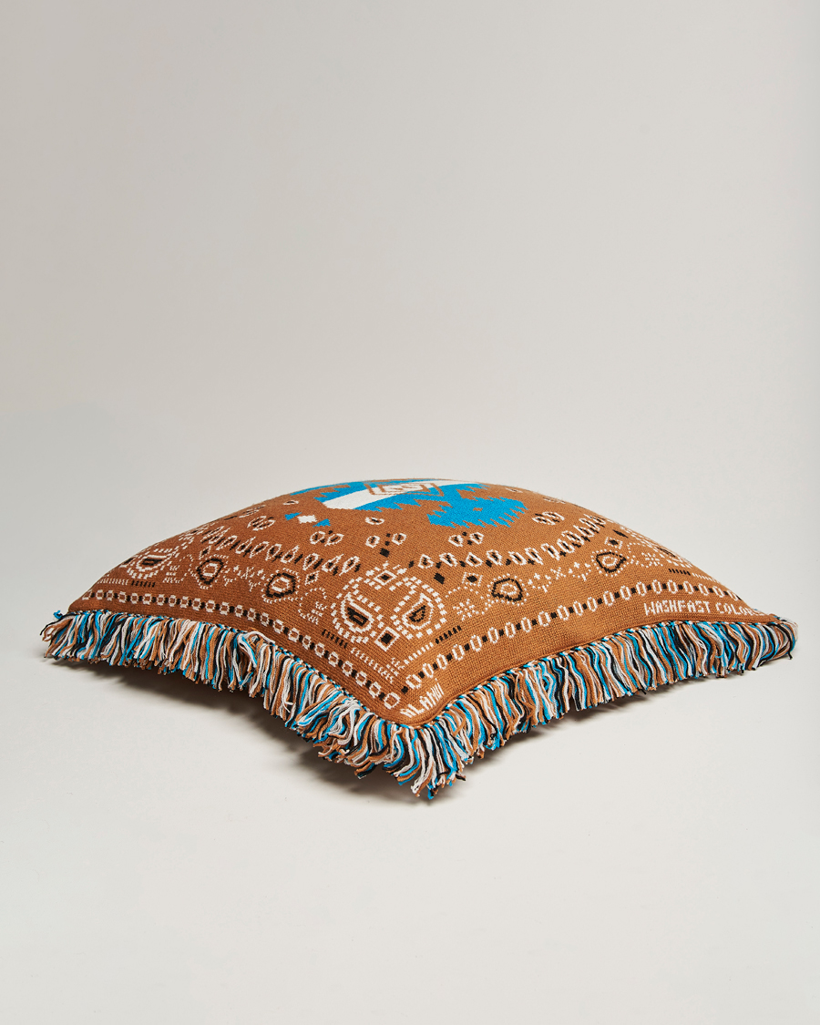 Herr | Alanui Bandana Jacquard Pillow Brown | Alanui | Bandana Jacquard Pillow Brown