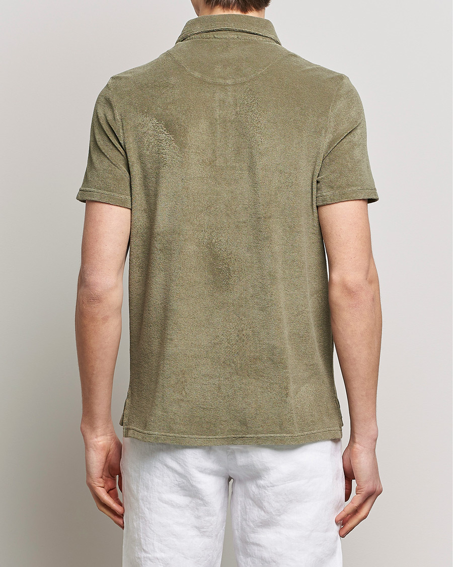 Herr | Pikéer | Altea | Short Sleeve Terry Polo Olive