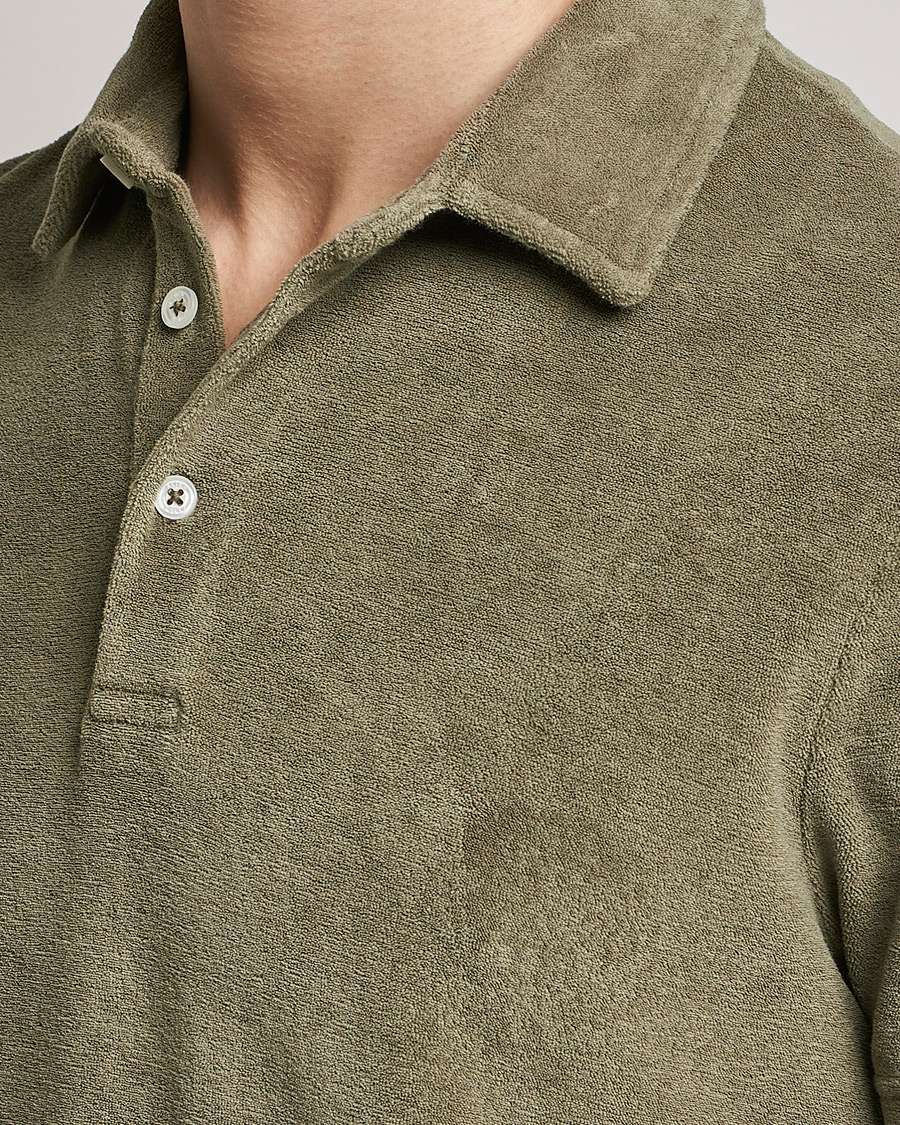 Herr | Pikéer | Altea | Short Sleeve Terry Polo Olive