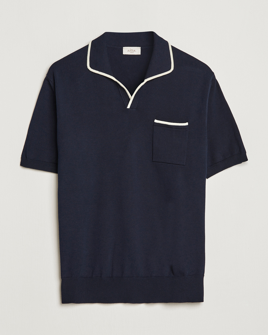 Herr | Pikéer | Altea | Short Sleeve Riviera Polo Navy