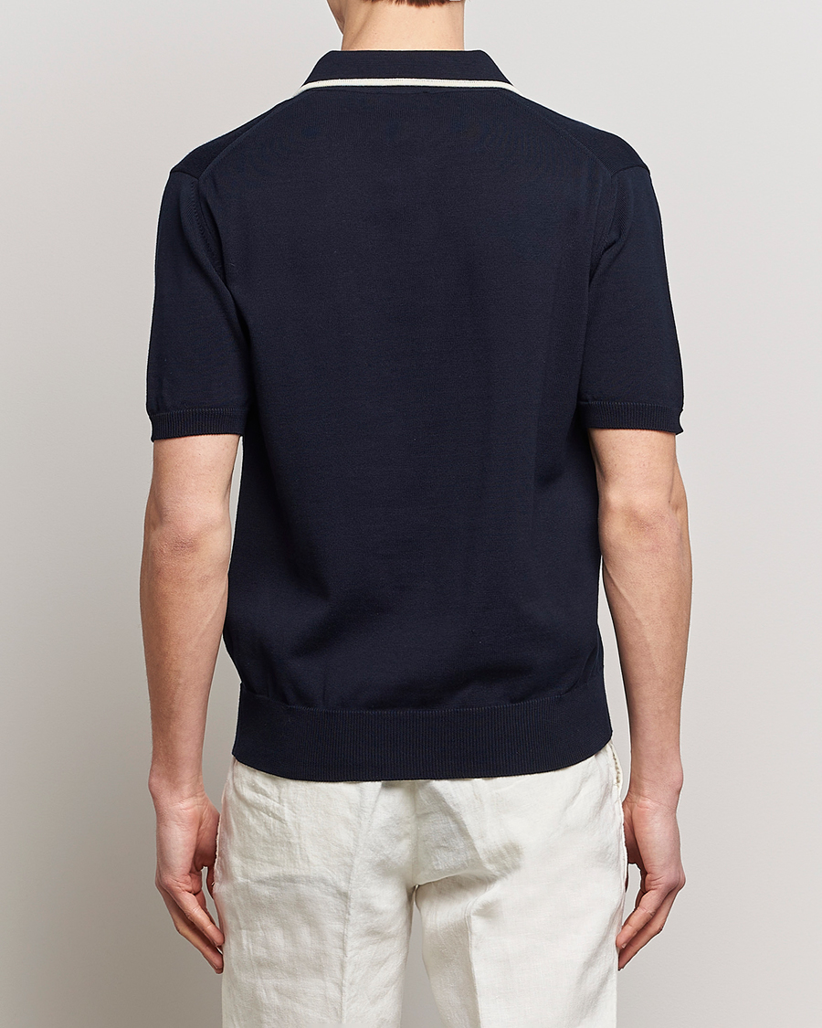 Herr | Pikéer | Altea | Short Sleeve Riviera Polo Navy