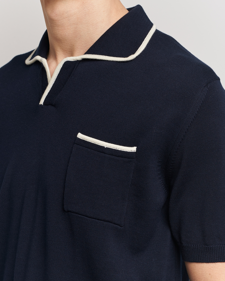 Herr | Pikéer | Altea | Short Sleeve Riviera Polo Navy