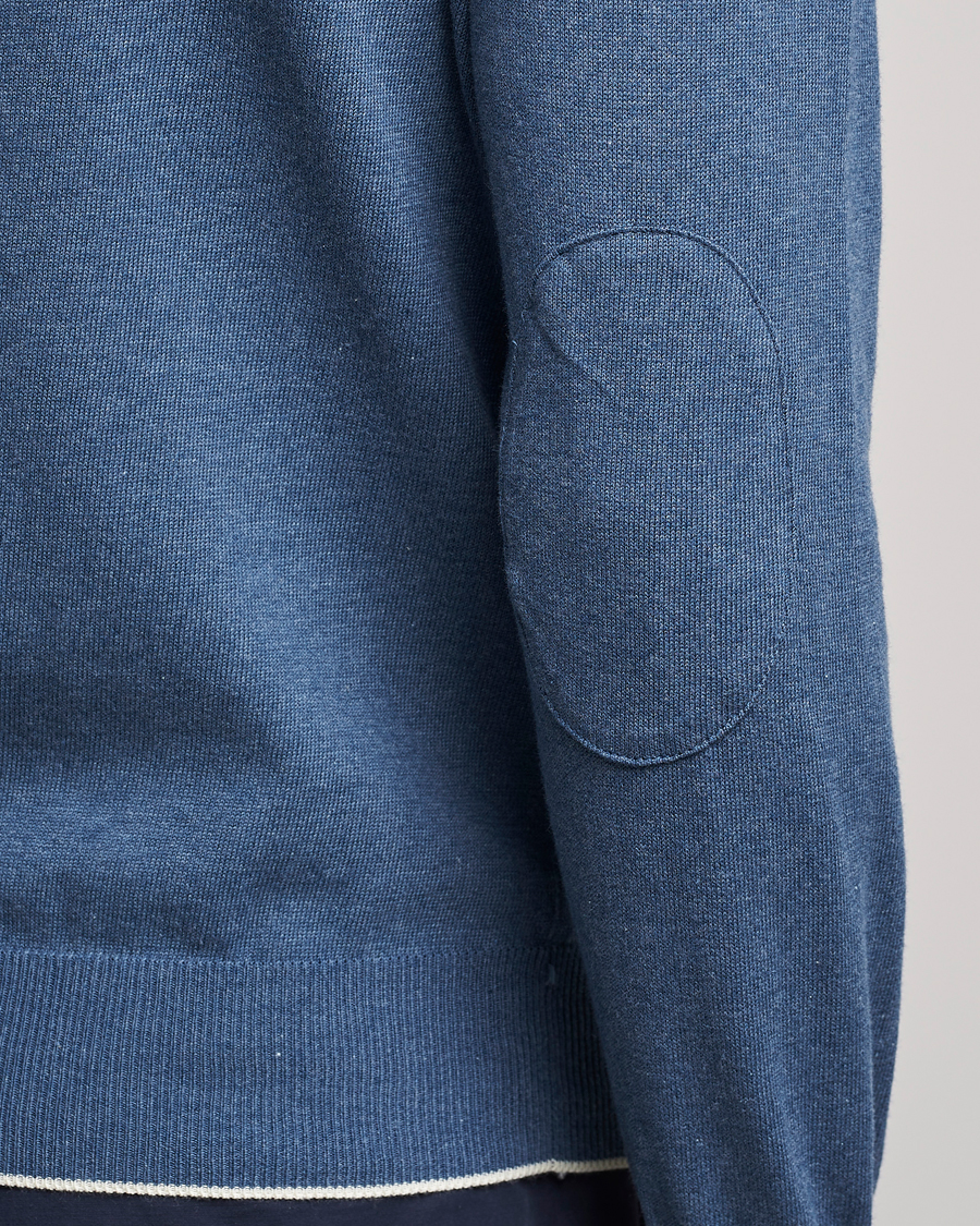 Herr | Tröjor | Altea | Soft Cotton Pullover Blue