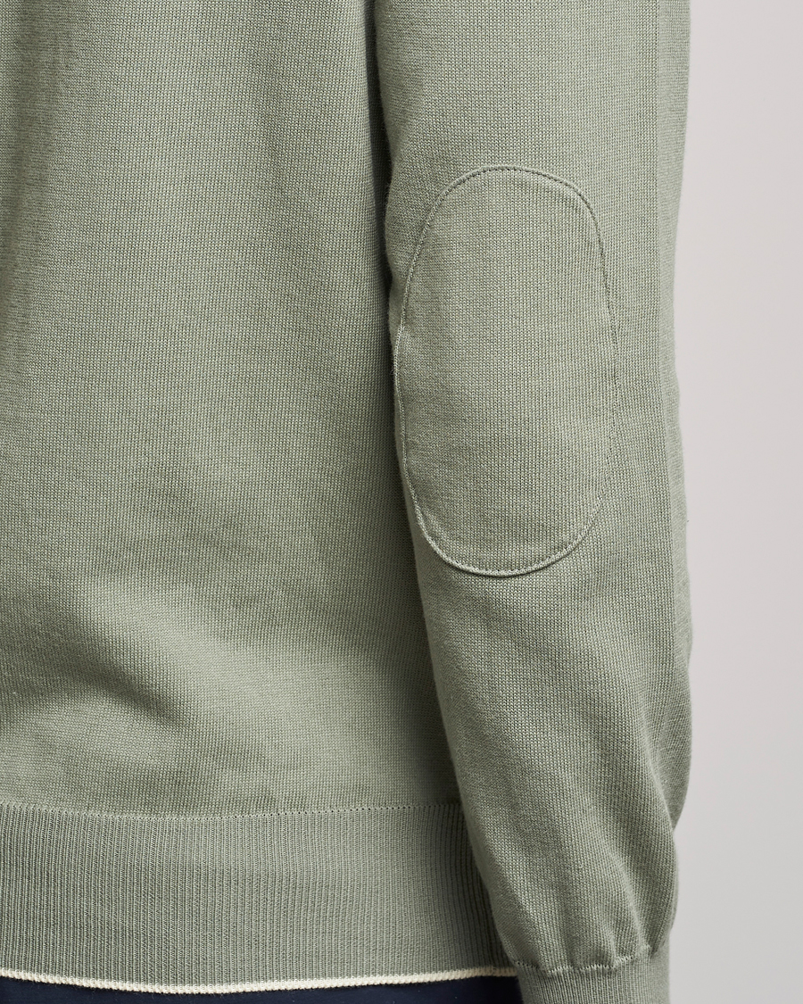 Herr | Tröjor | Altea | Soft Cotton Pullover Sage