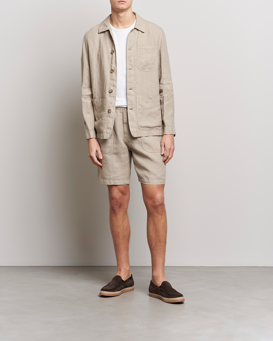 Herr | Shorts | Altea | Linen Shorts Beige